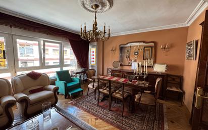 Dining room of Flat for sale in Oviedo   with Heating, Parquet flooring and Terrace
