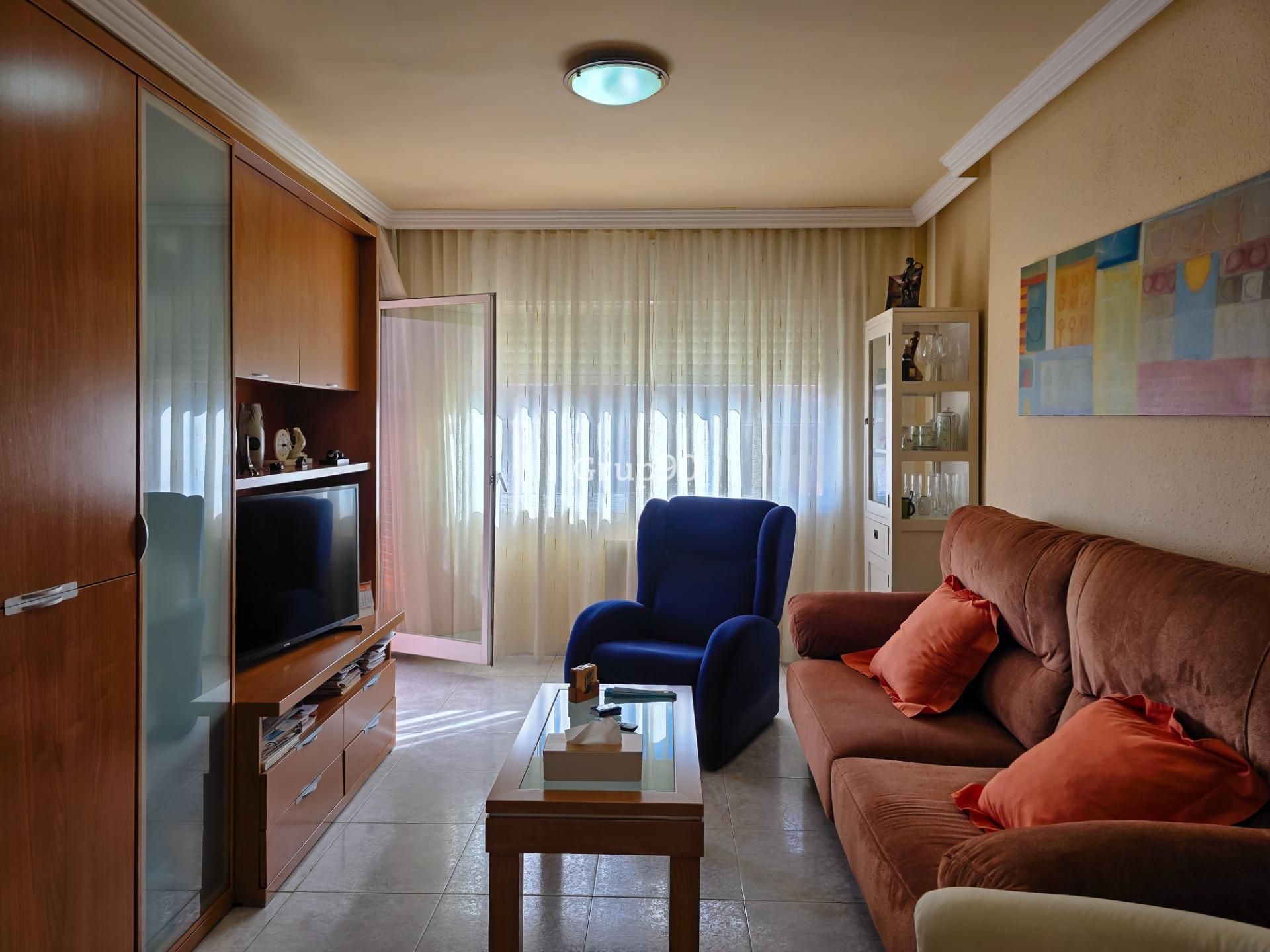 Sala d'estar de Pis en venda en  Lleida Capital amb Calefacció, Terrassa i Balcó