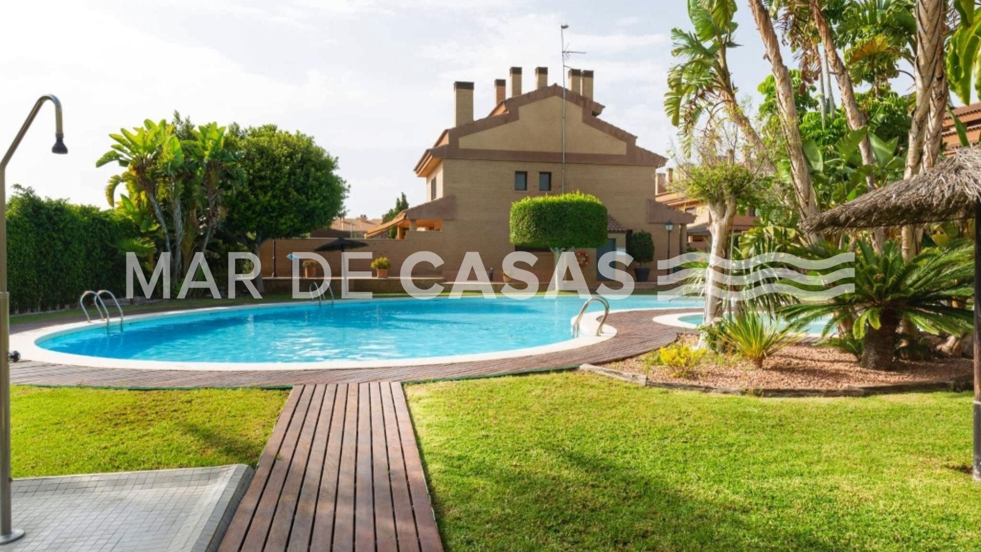 Garden of Single-family semi-detached for sale in Sant Joan d'Alacant  with Air Conditioner, Heating and Private garden