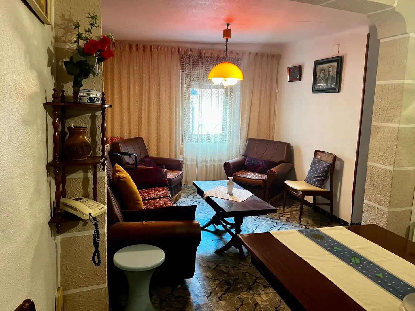 Sala de estar de Finca rústica en venta en Biar con Calefacción, Terraza y Trastero