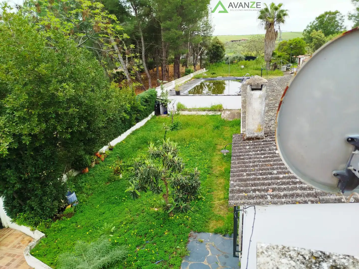 Jardín de Finca rústica en venta en Mérida con Terraza