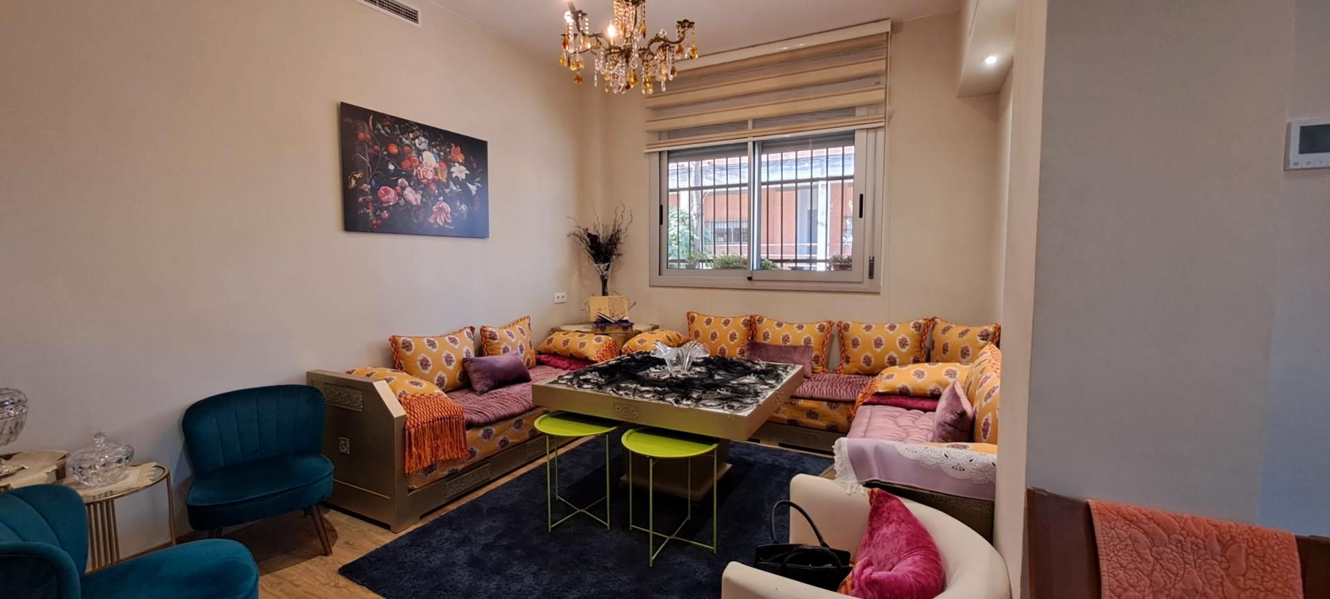 Sala d'estar de Pis en venda en Terrassa amb Calefacció i Parquet