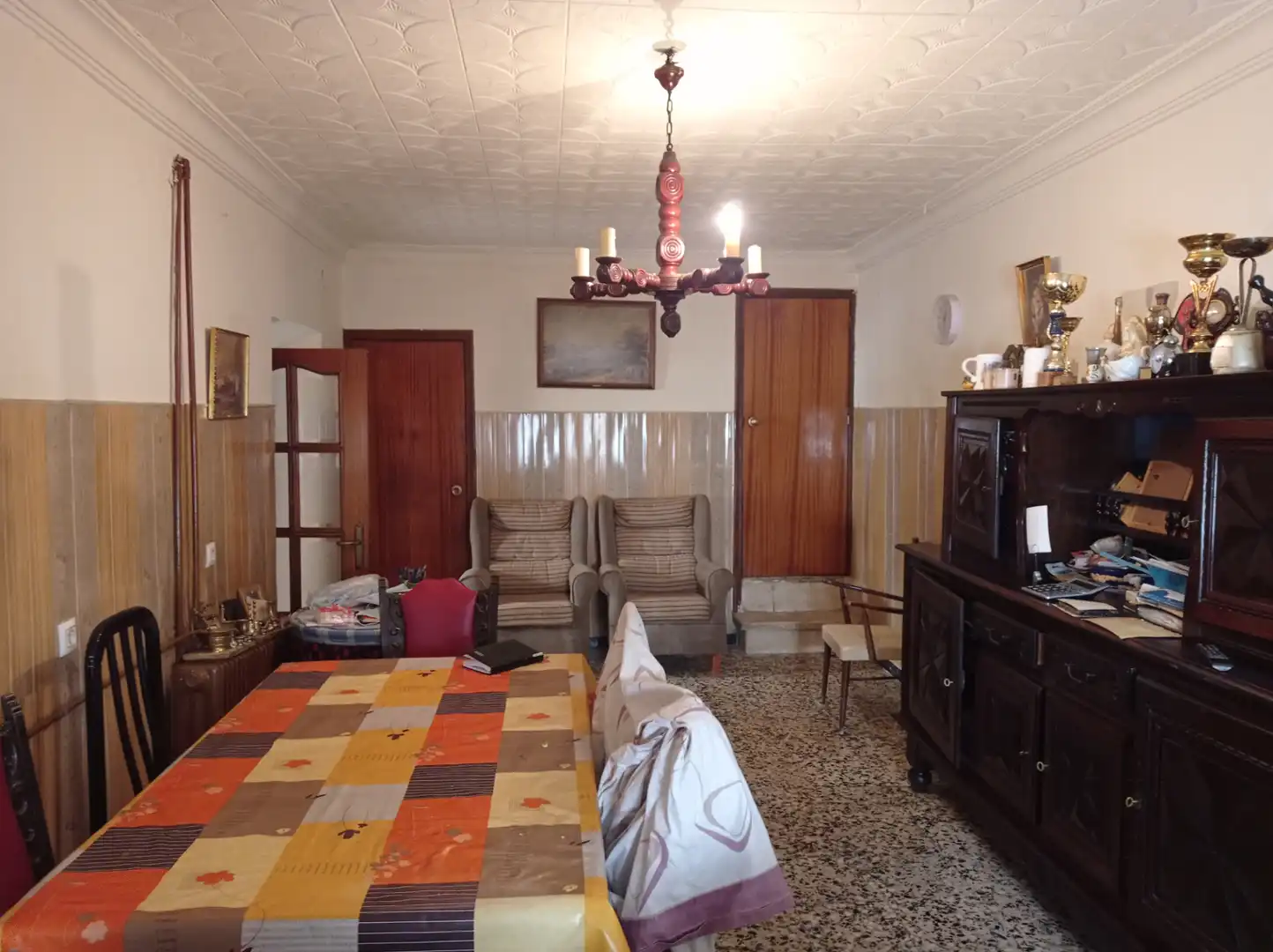 Sala de estar de Casa o chalet en venta en Miguelturra con Calefacción, Trastero y Amueblado