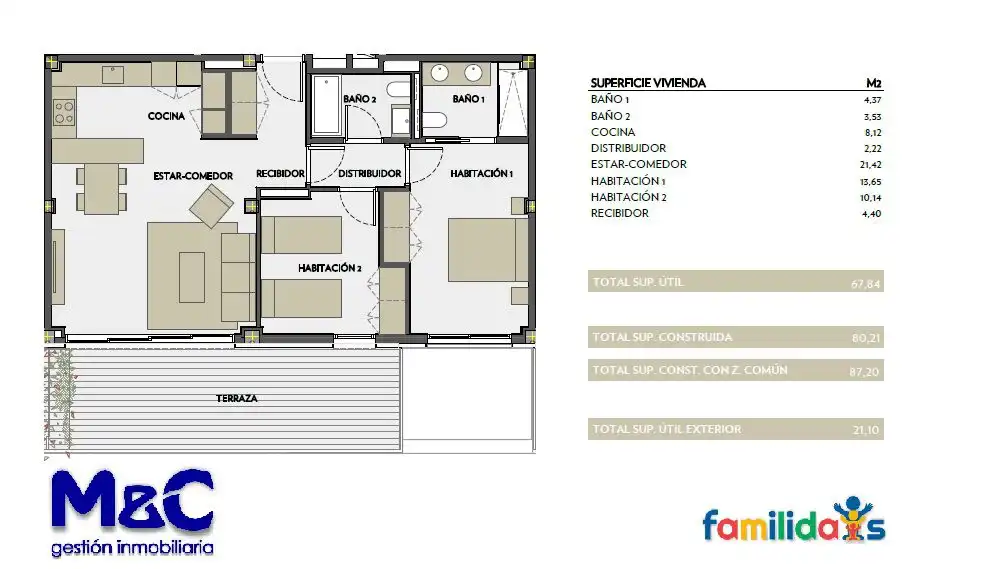 Apartamento con terraza en venta en Pla de Maset, imagen 11