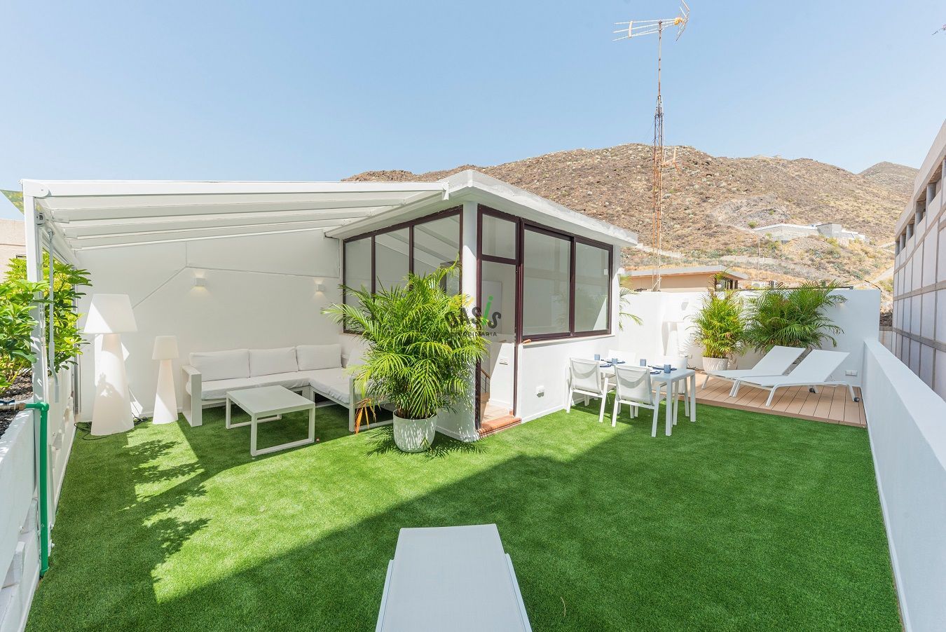 Terrace of Flat to rent in  Santa Cruz de Tenerife Capital  with Terrace, Storage room and Furnished