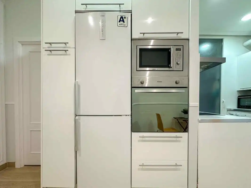 Cocina de Planta baja de alquiler en Madrid con Calefacción y Amueblado