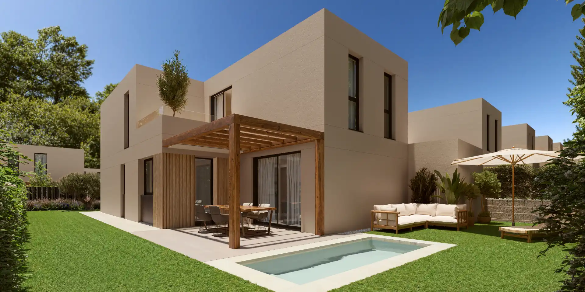 Chalet de obra nueva con piscina en venta en Rúa Juana de Vega 1, imagen 16