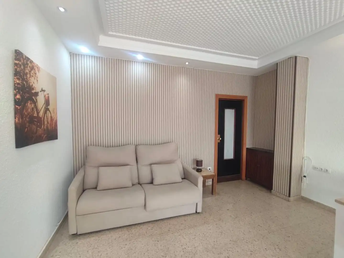 Sala d'estar de Àtic de lloguer en Valencia