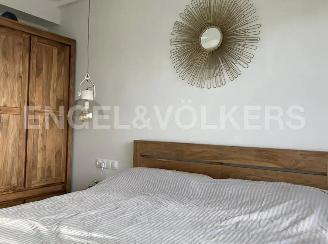 Bedroom of Flat for rent in Sitges  with Air Conditioner, Heating and Parquet flooring
