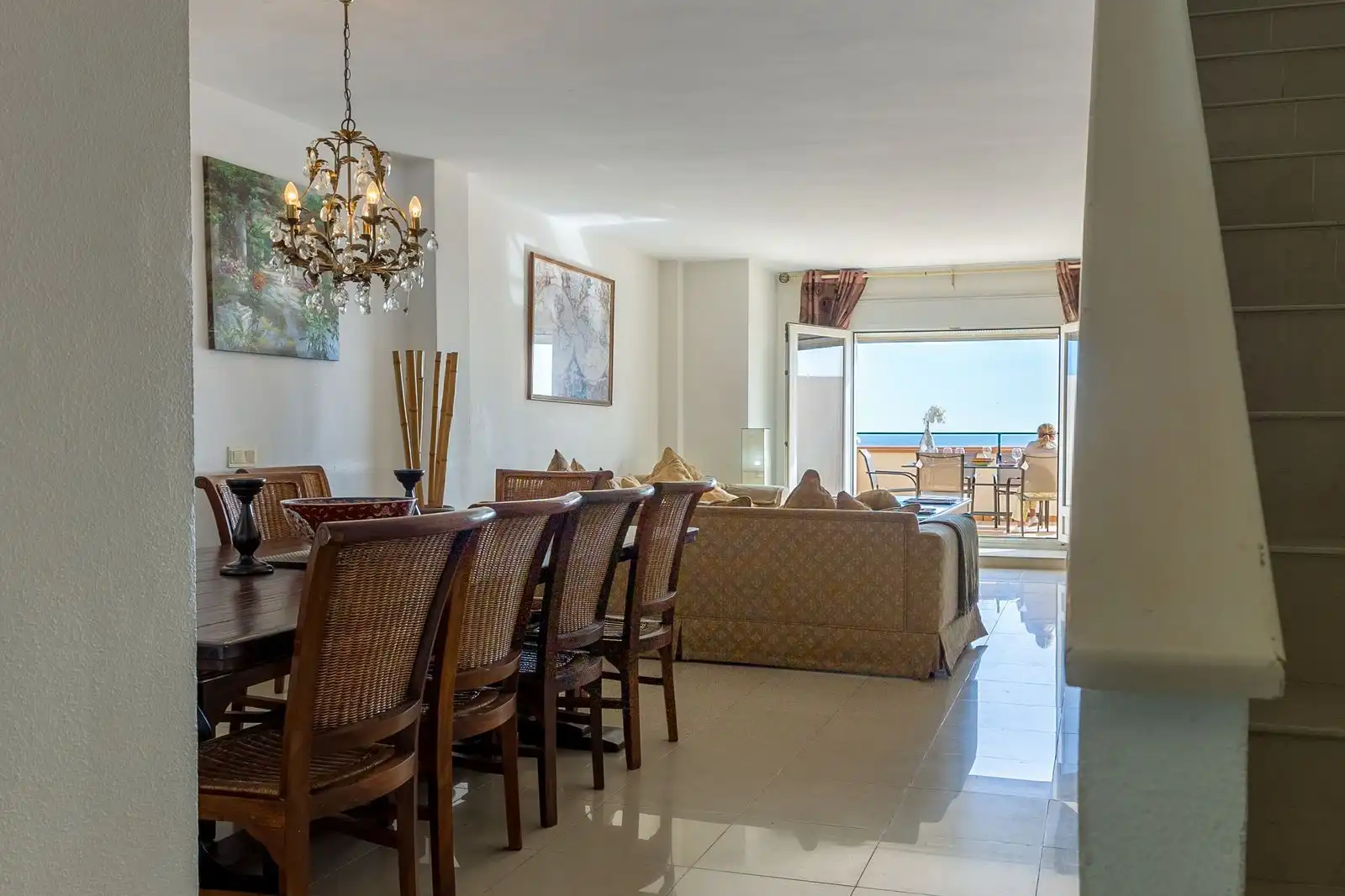 Comedor de Casa o chalet en venta en Estepona con Aire acondicionado, Terraza y Piscina comunitaria