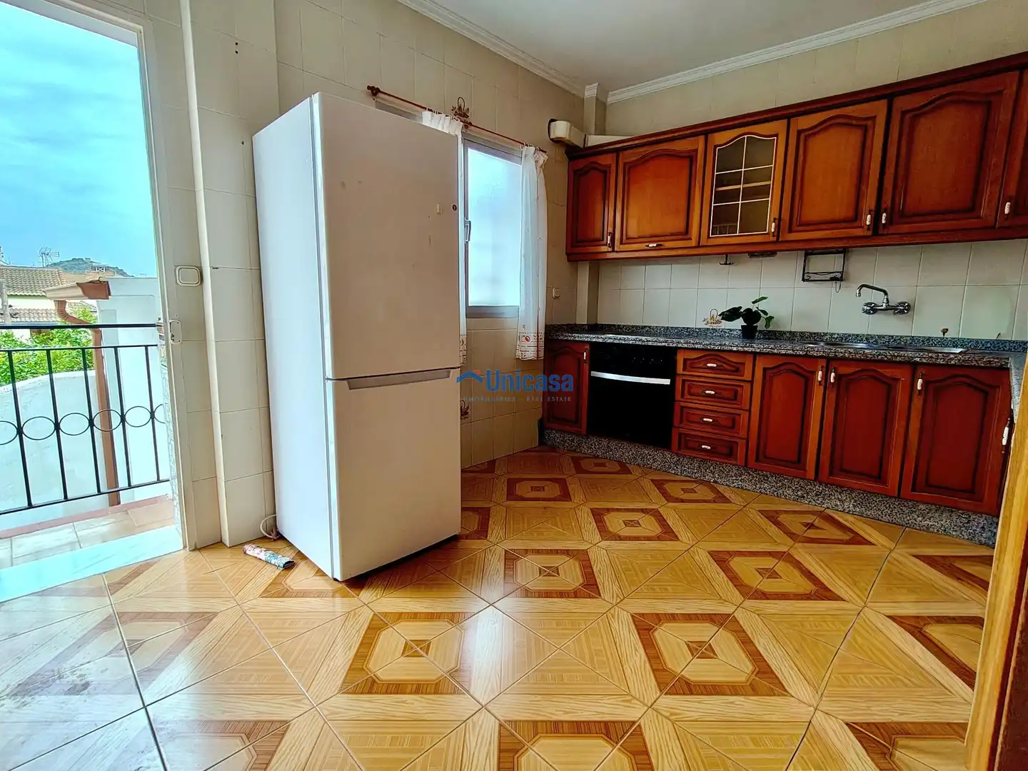 Kitchen of Flat for sale in Málaga  with Air Conditioner, Terrace and Furnished