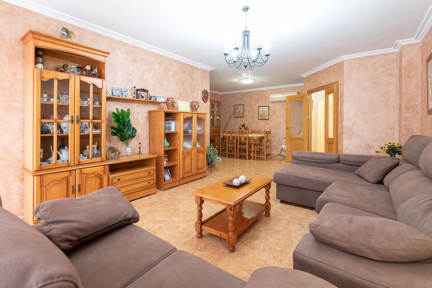 Living room of Flat for sale in Cartagena  with Air Conditioner, Furnished and Jacuzzi