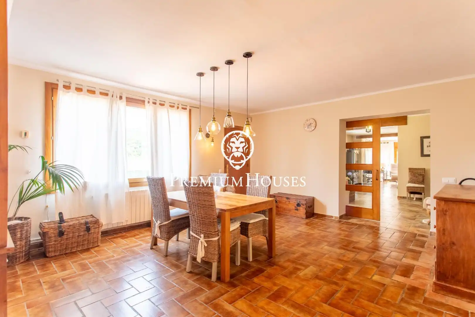 Dining room of Houses for sale in Arenys de Munt  with Air Conditioner, Heating and Private garden
