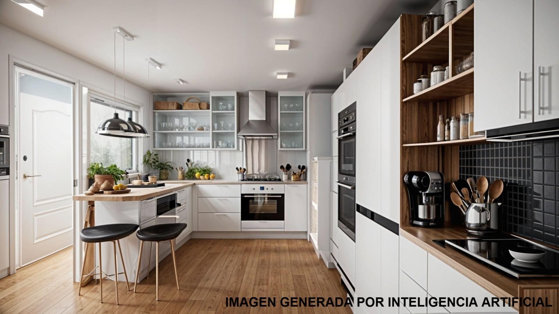 Kitchen of Flat for sale in  Valencia Capital  with Air Conditioner, Parquet flooring and Terrace