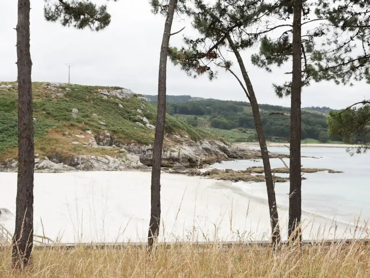 Vista exterior de Pis de lloguer en Ponteceso amb Parquet, Traster i Moblat