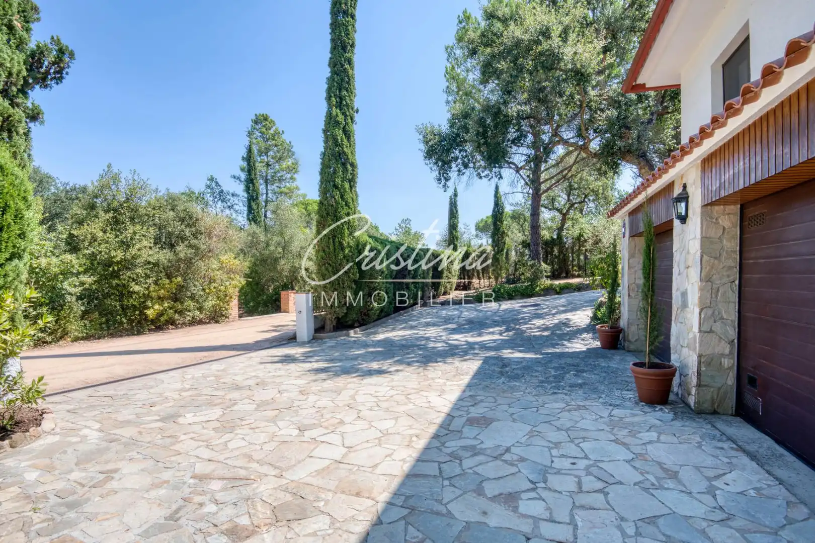 Vista exterior de Casa o xalet en venda en Santa Cristina d'Aro amb Calefacció i Piscina