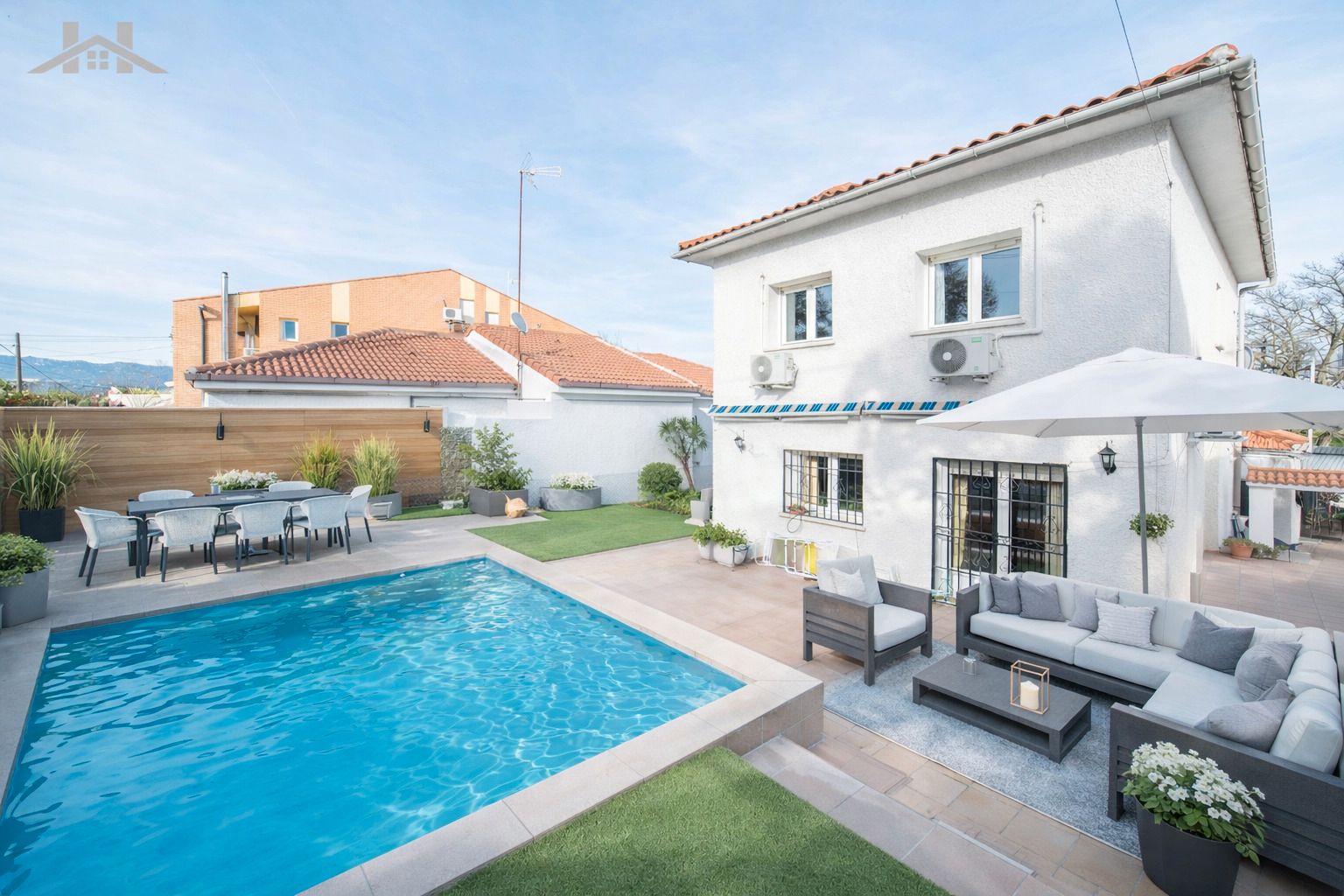 Piscina de Casa o chalet en venta en Las Rozas de Madrid