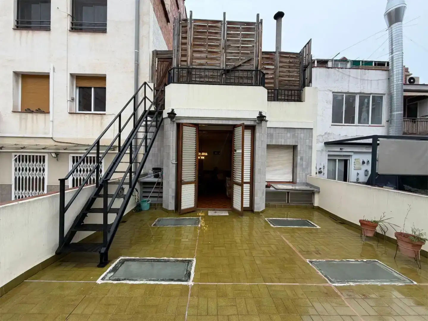 Terrassa de Casa adosada en venda en  Barcelona Capital amb Aire condicionat
