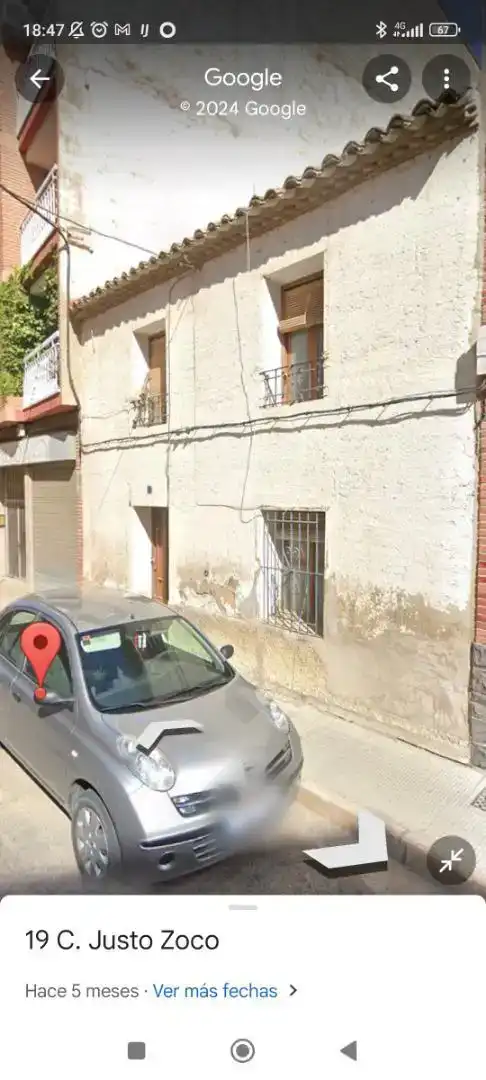 Vista exterior de Casa adosada en venda en Ejea de los Caballeros