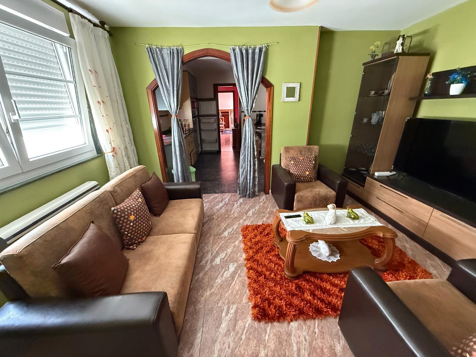 Living room of Attic for sale in Noia  with Furnished