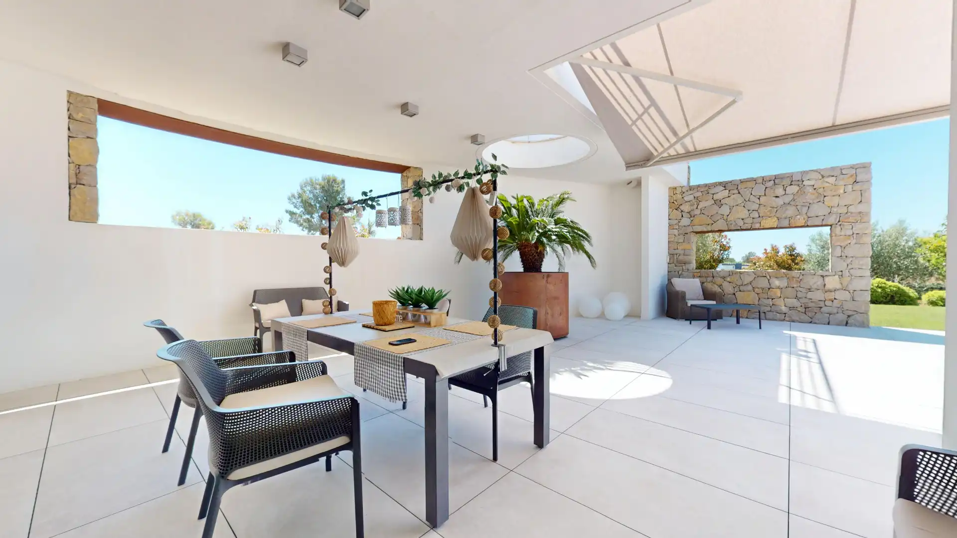 Terraza de Casa o chalet en venta en Mont-roig del Camp con Aire acondicionado, Calefacción y Jardín privado