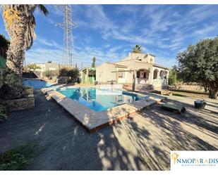 Exterior view of House or chalet for sale in San Vicente del Raspeig / Sant Vicent del Raspeig  with Terrace and Swimming Pool