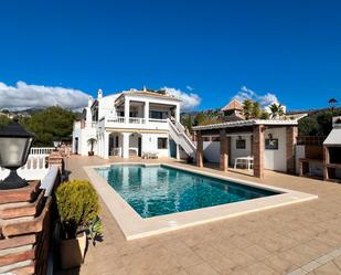 Exterior view of House or chalet for sale in Frigiliana  with Air Conditioner, Private garden and Terrace