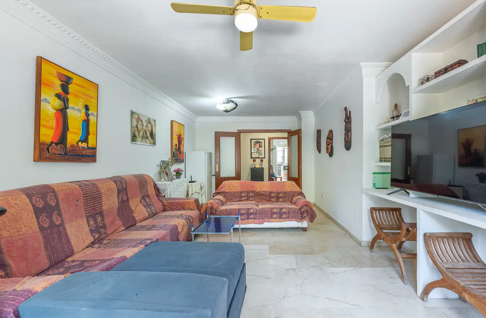 Sala de estar de Piso en venta en Marbella con Terraza y Amueblado