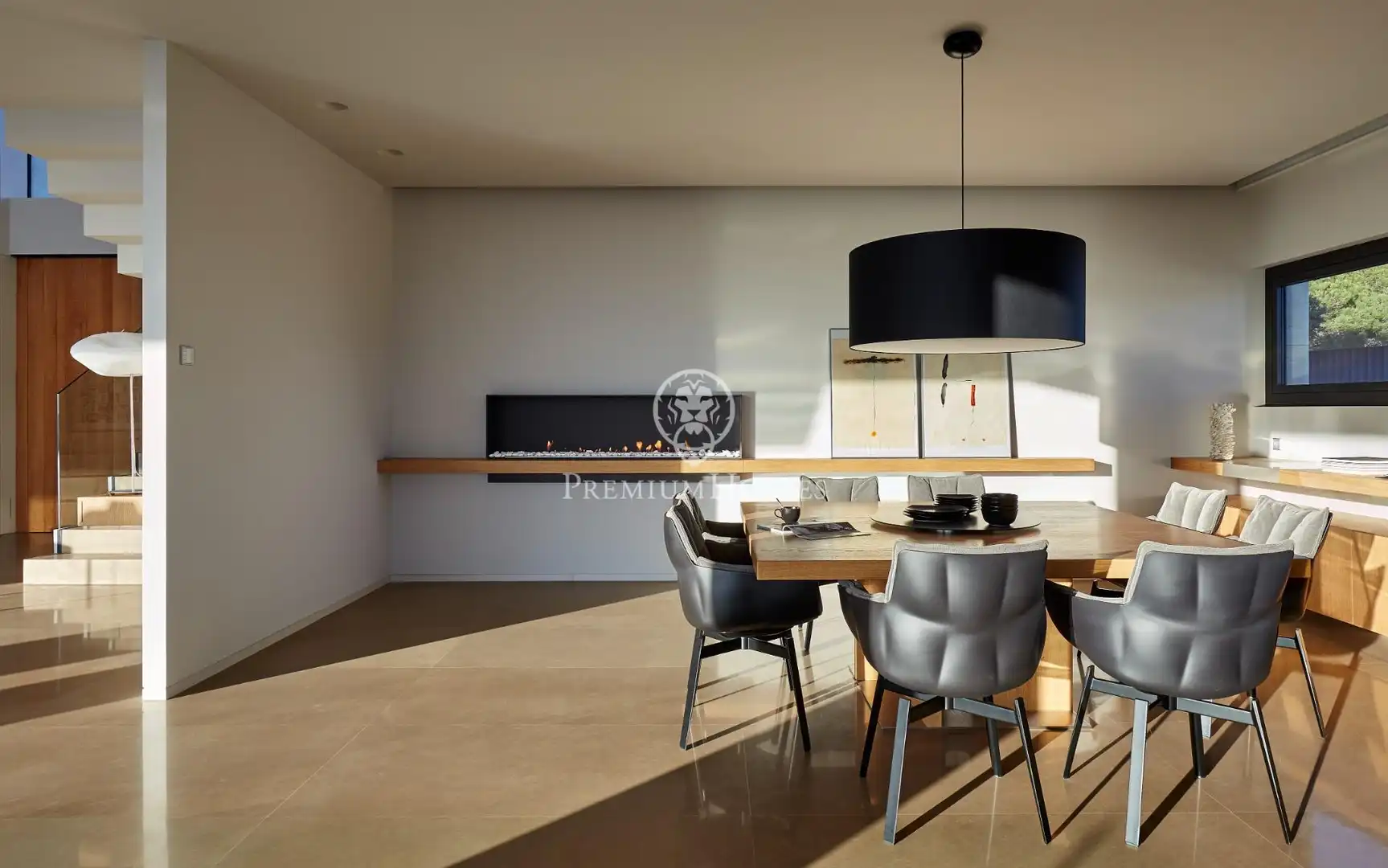 Comedor de Casa o chalet de alquiler en Lloret de Mar con Calefacción, Jardín privado y Piscina