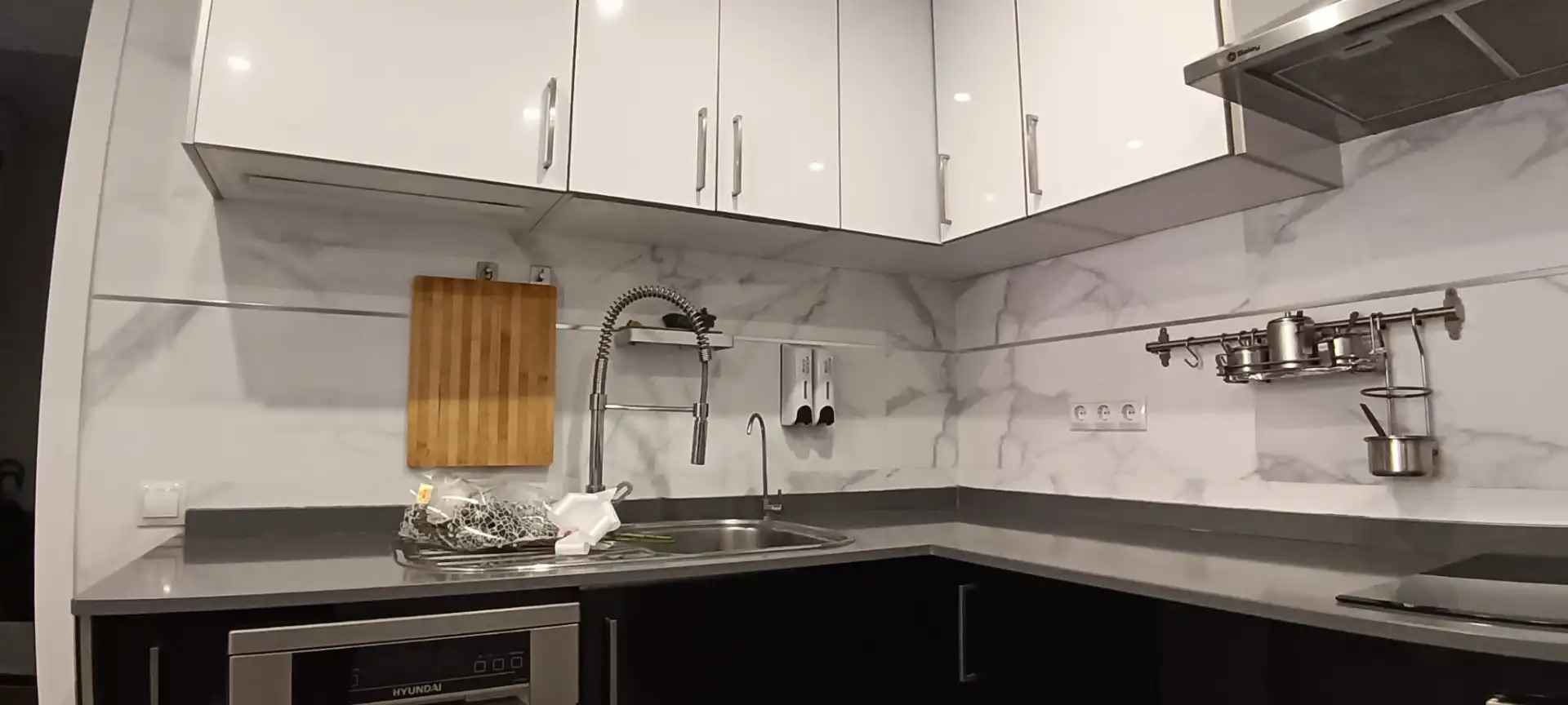 Cocina de Casa adosada en venta en Torres de Berrellén con Aire acondicionado, Calefacción y Terraza