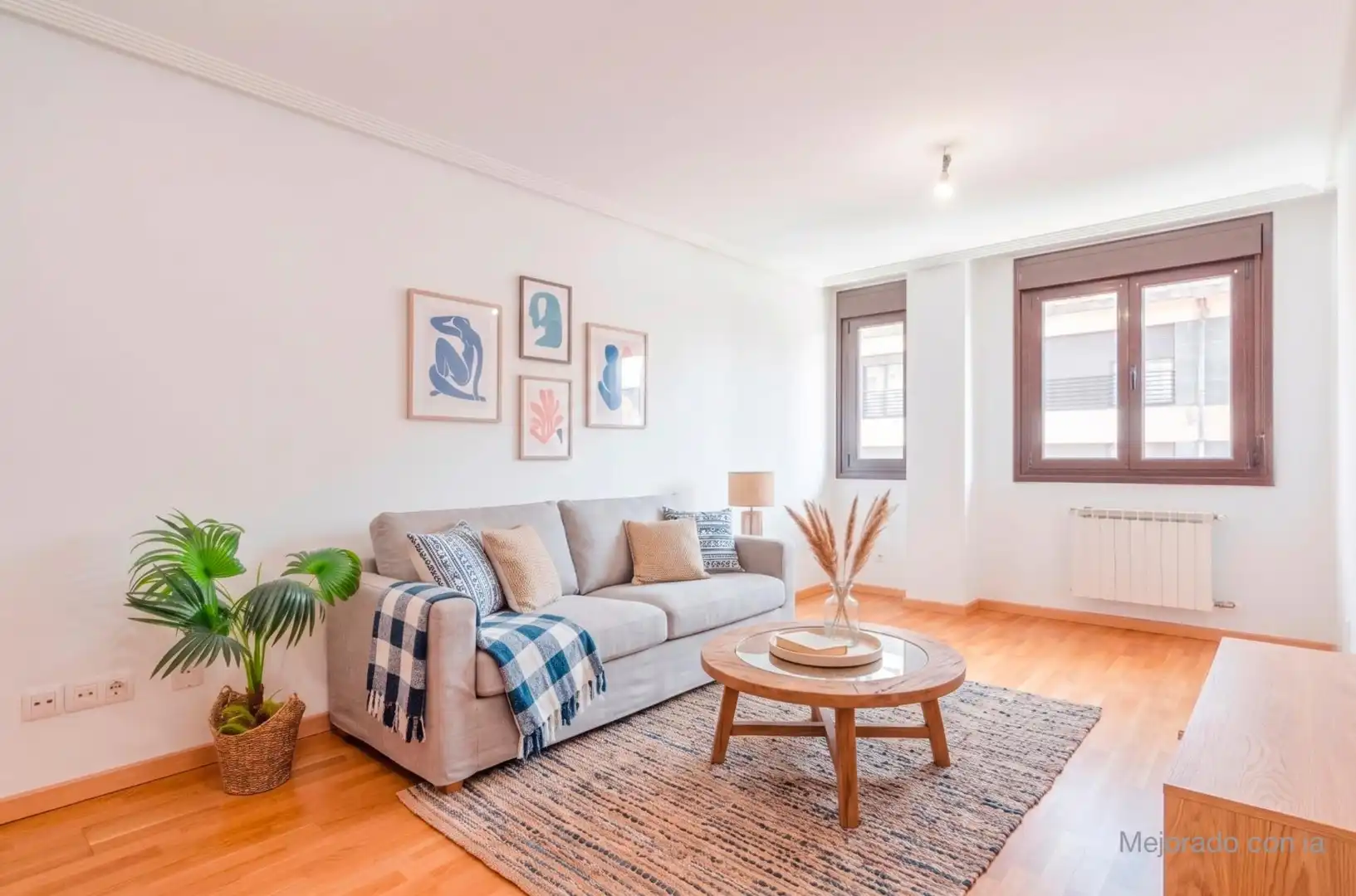 Sala de estar de Piso en venta en Siero con Calefacción, Parquet y Trastero