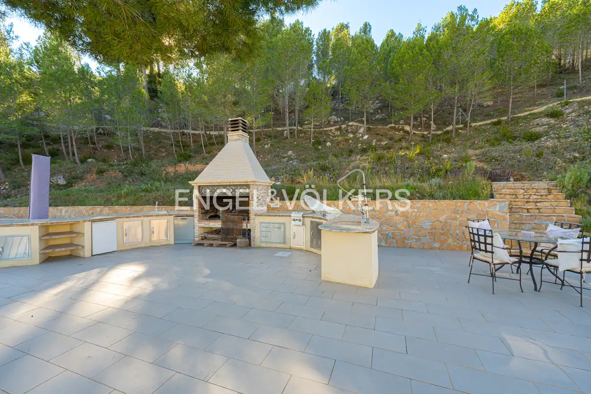 Terrace of Houses for sale in El Castell de Guadalest  with Private garden, Swimming Pool and Jacuzzi