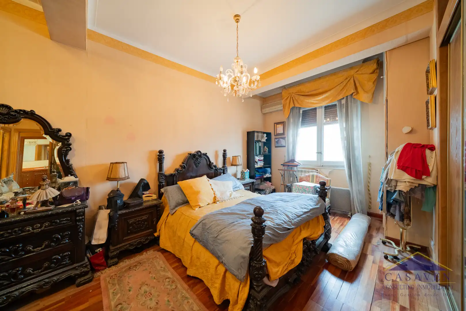 Schlafzimmer von Wohnung zum Verkauf in Madrid mit Heizung