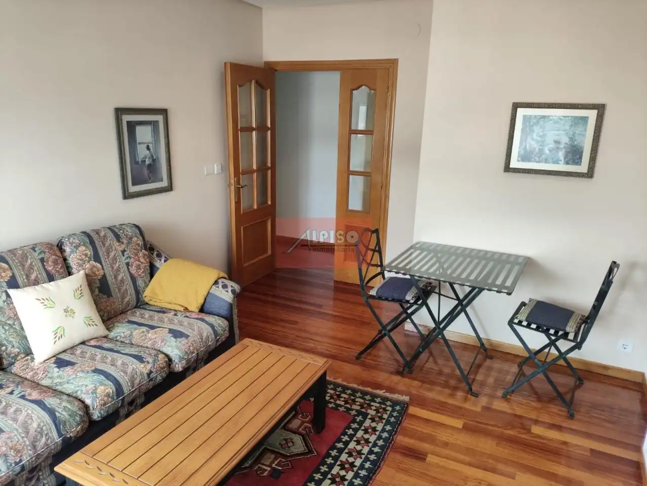 Sala de estar de Apartamento de alquiler en Ourense Capital  con Calefacción y Amueblado