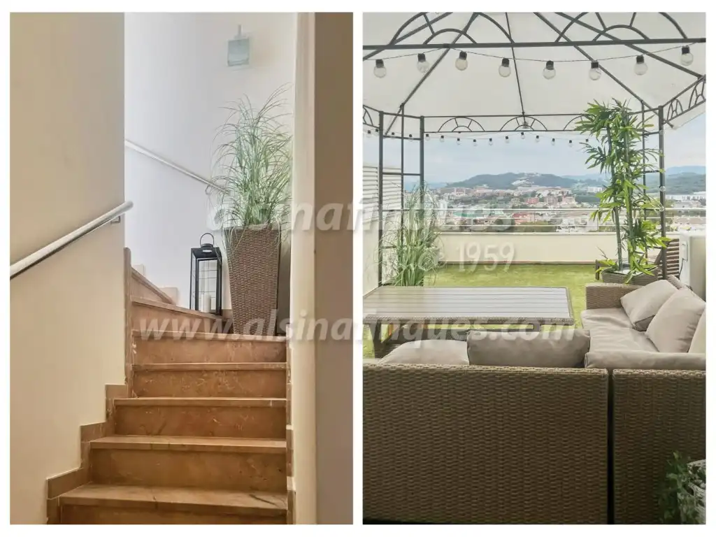 Terraza de Ático en venta en Lloret de Mar con Aire acondicionado, Jardín privado y Terraza