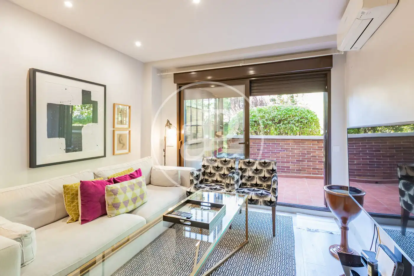 Sala de estar de Piso en venta en Madrid con Aire acondicionado, Calefacción y Jardín privado