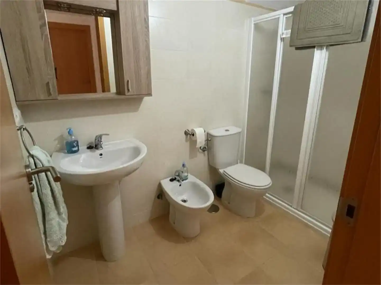 Badezimmer von Dachboden zum Verkauf in El Ejido mit Klimaanlage, Schwimmbad und Balkon