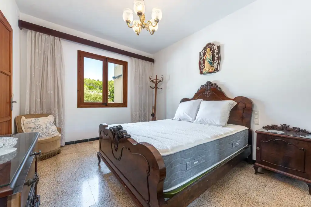 Schlafzimmer von Country house zum Verkauf in Pollença mit Privatgarten, Terrasse und Abstellraum