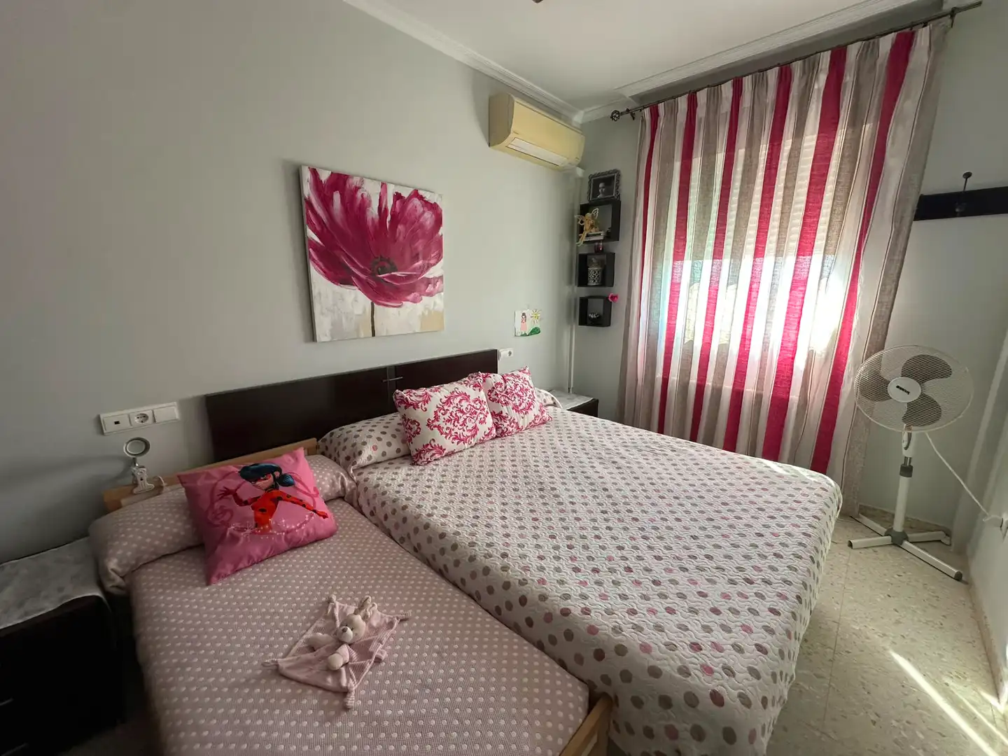 Schlafzimmer von Wohnung zum Verkauf in Don Benito mit Klimaanlage, Heizung und Balkon