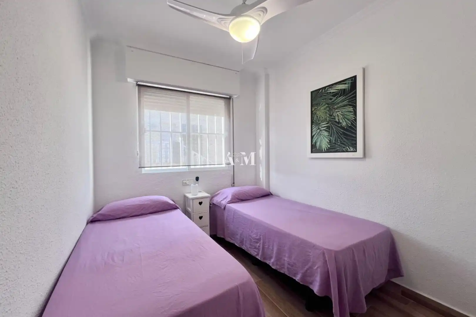 Schlafzimmer von Haus oder Chalet zur Miete in Torrevieja mit Klimaanlage, Heizung und Parkett