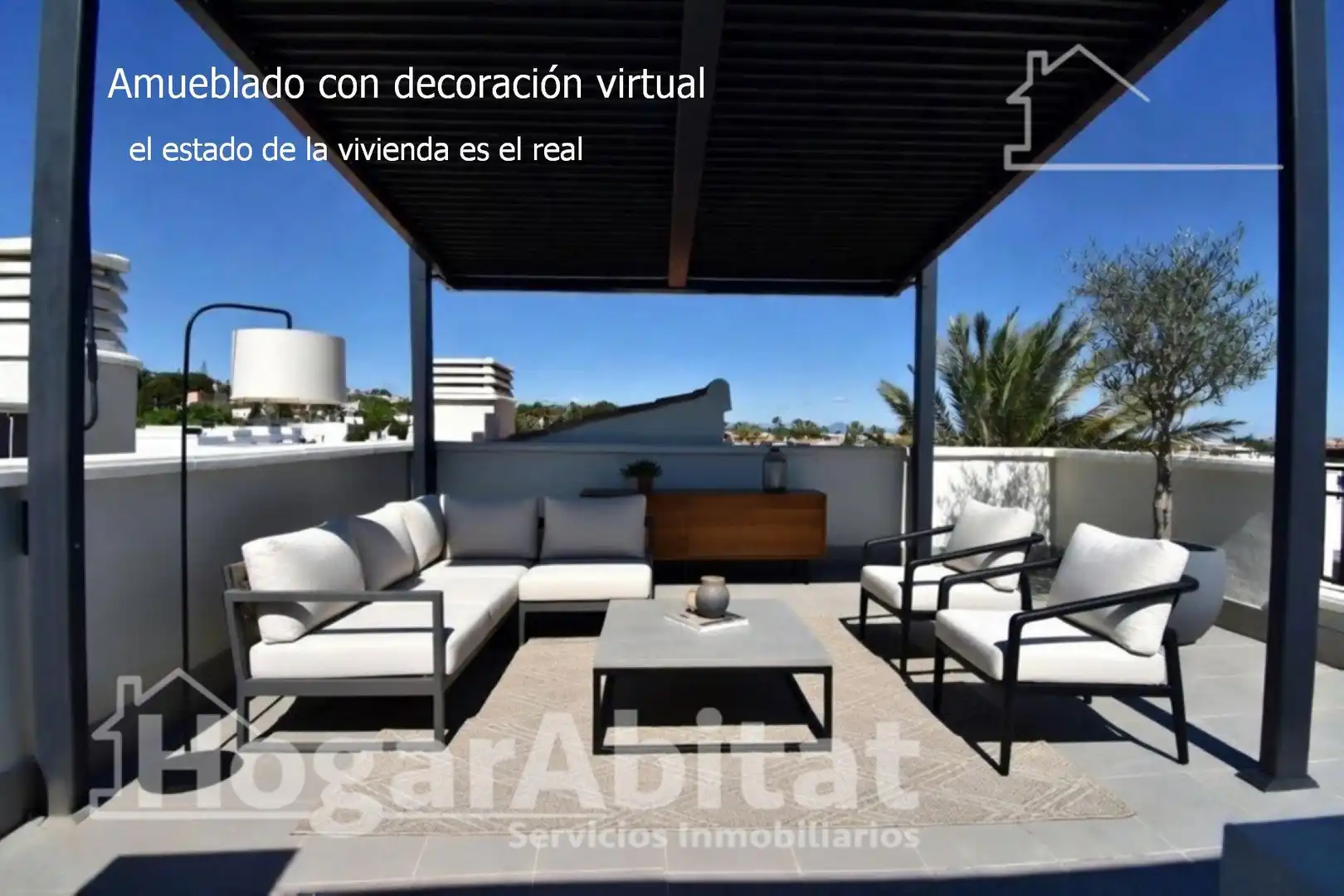 Terrasse von Dachboden zum Verkauf in Dénia mit Terrasse, Alarm und Gemeinschaftspool