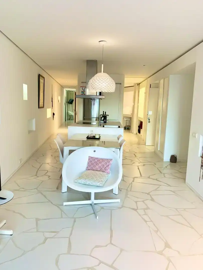Wohnzimmer von Wohnungen zur Miete in Eivissa mit Klimaanlage, Schwimmbad und Balkon