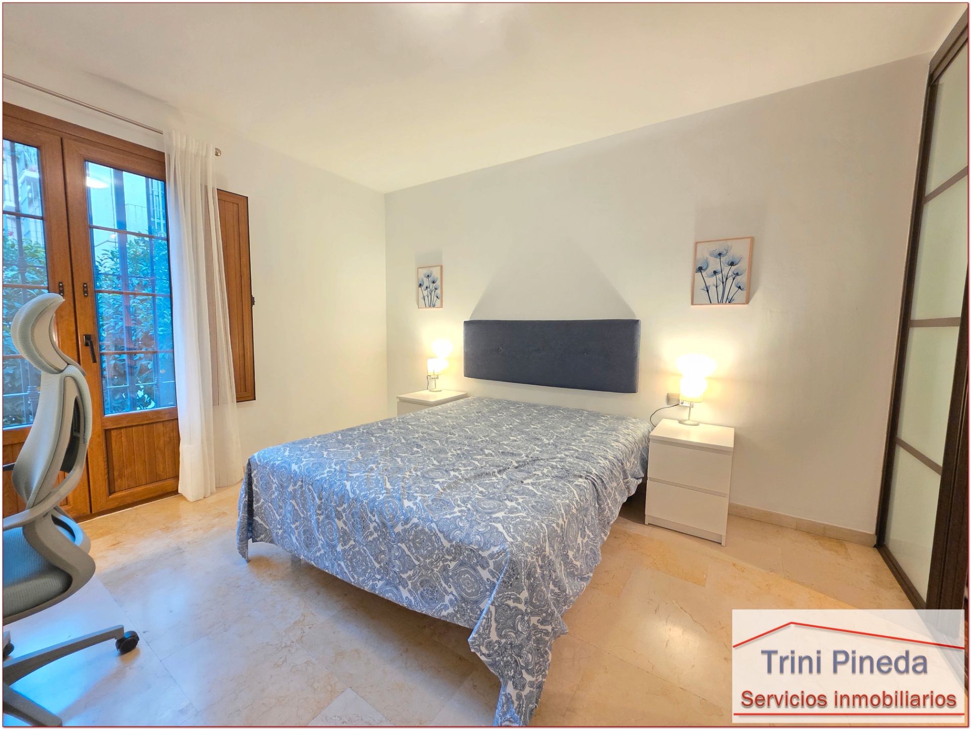 Schlafzimmer von Wohnungen miete in  Sevilla Capital mit Klimaanlage, Heizung und Möbliert