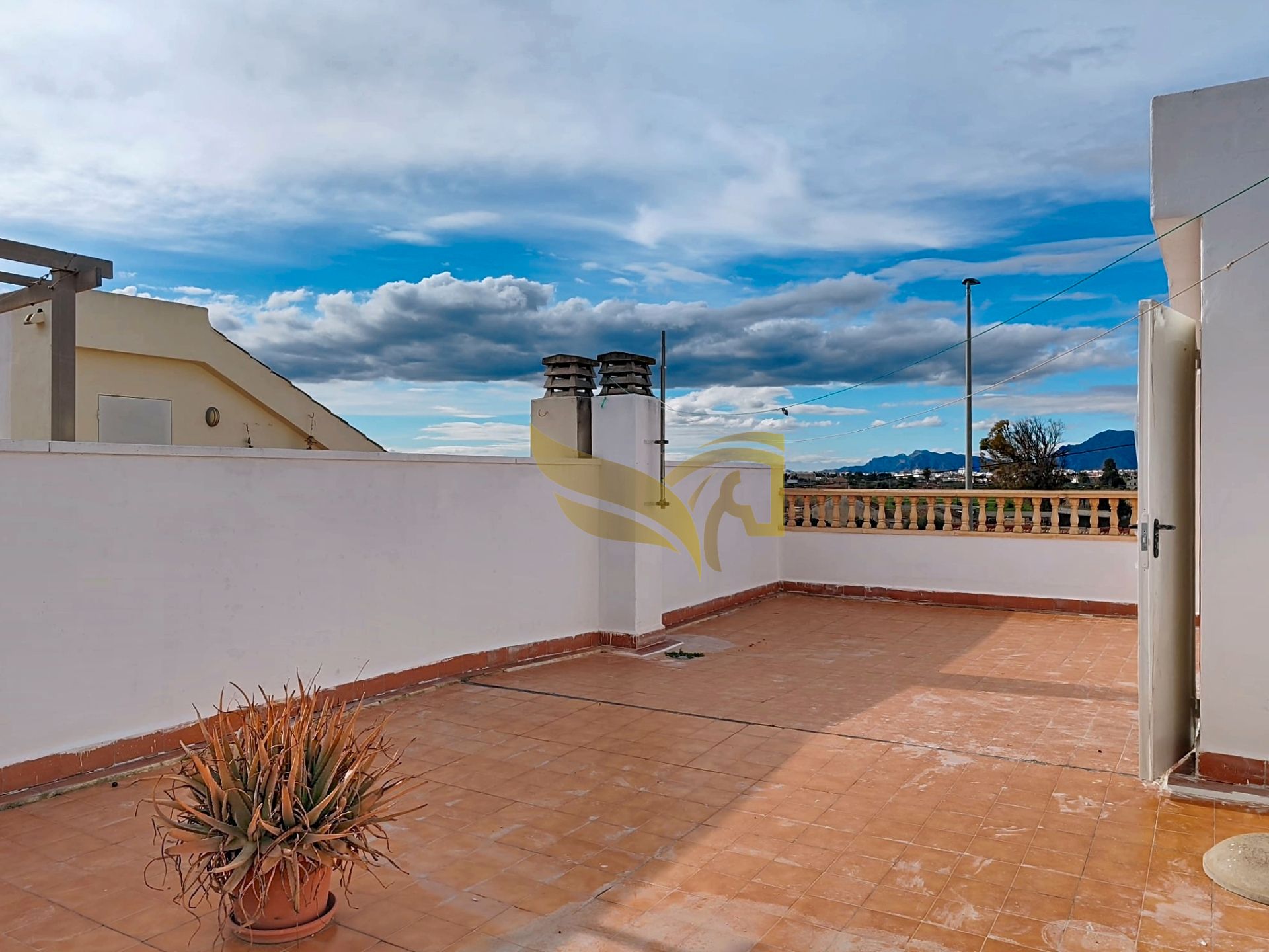 Terrace of Duplex for sale in Daya Nueva  with Heating, Terrace and Furnished