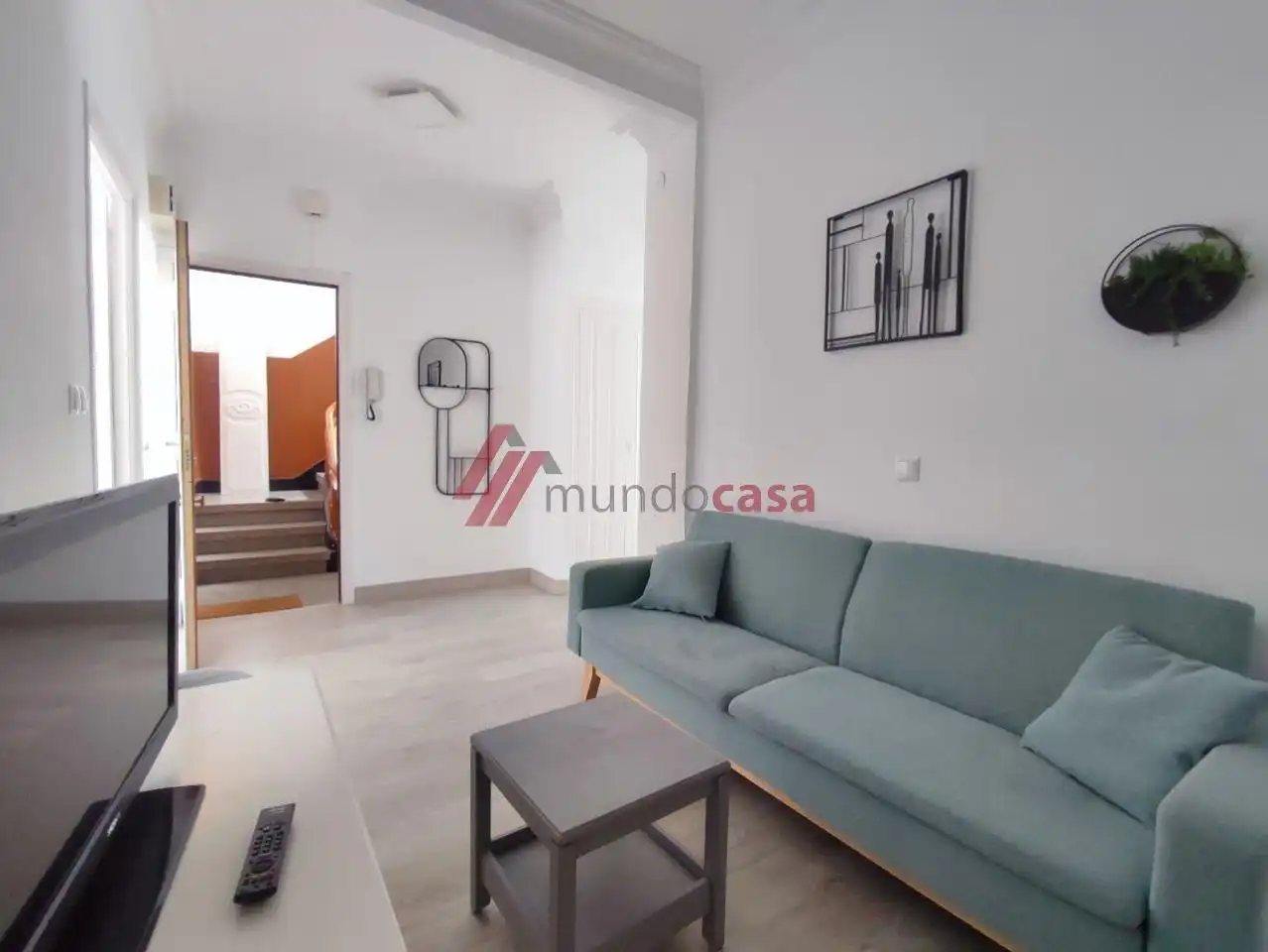Living room of Flat for rent in Ferrol  with Heating and Furnished