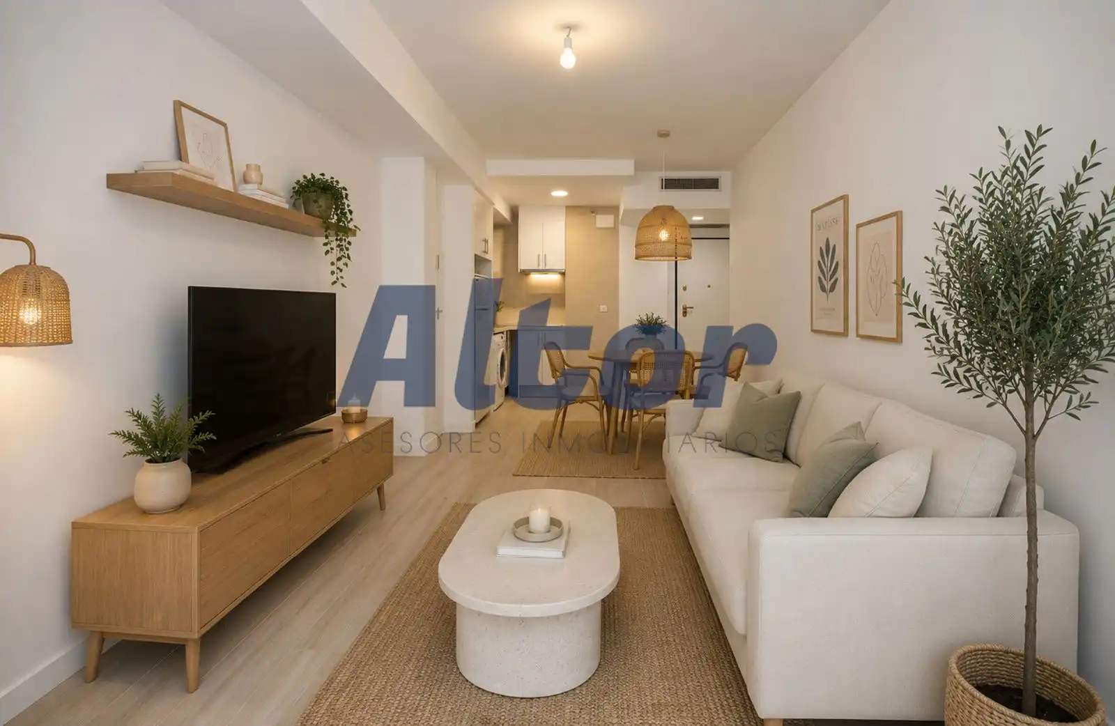 Living room of Flat for sale in Madrid  with Air Conditioner, Heating and Storage room