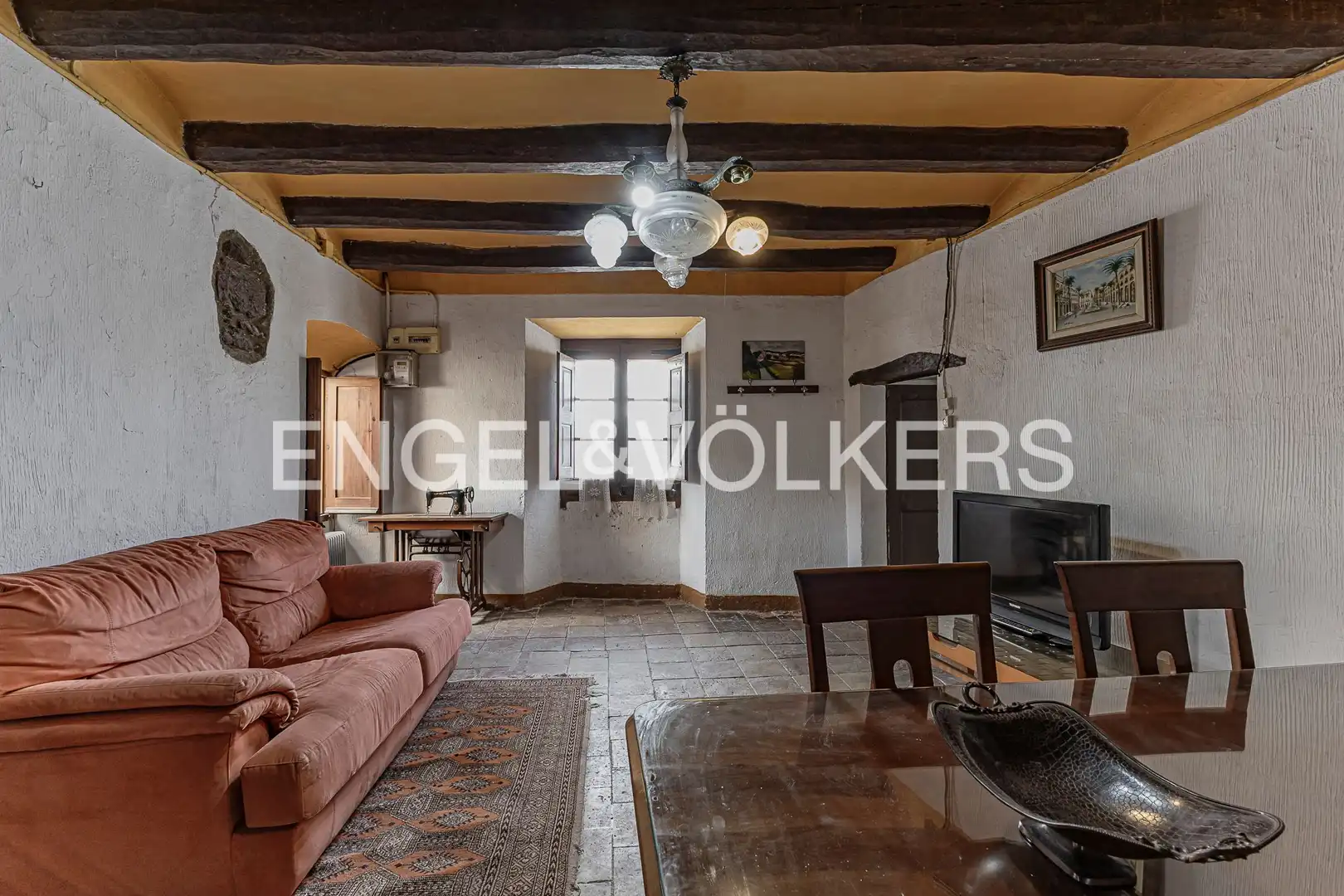 Sala de estar de Casa adosada en venta en Canyelles con Calefacción, Jardín privado y Terraza