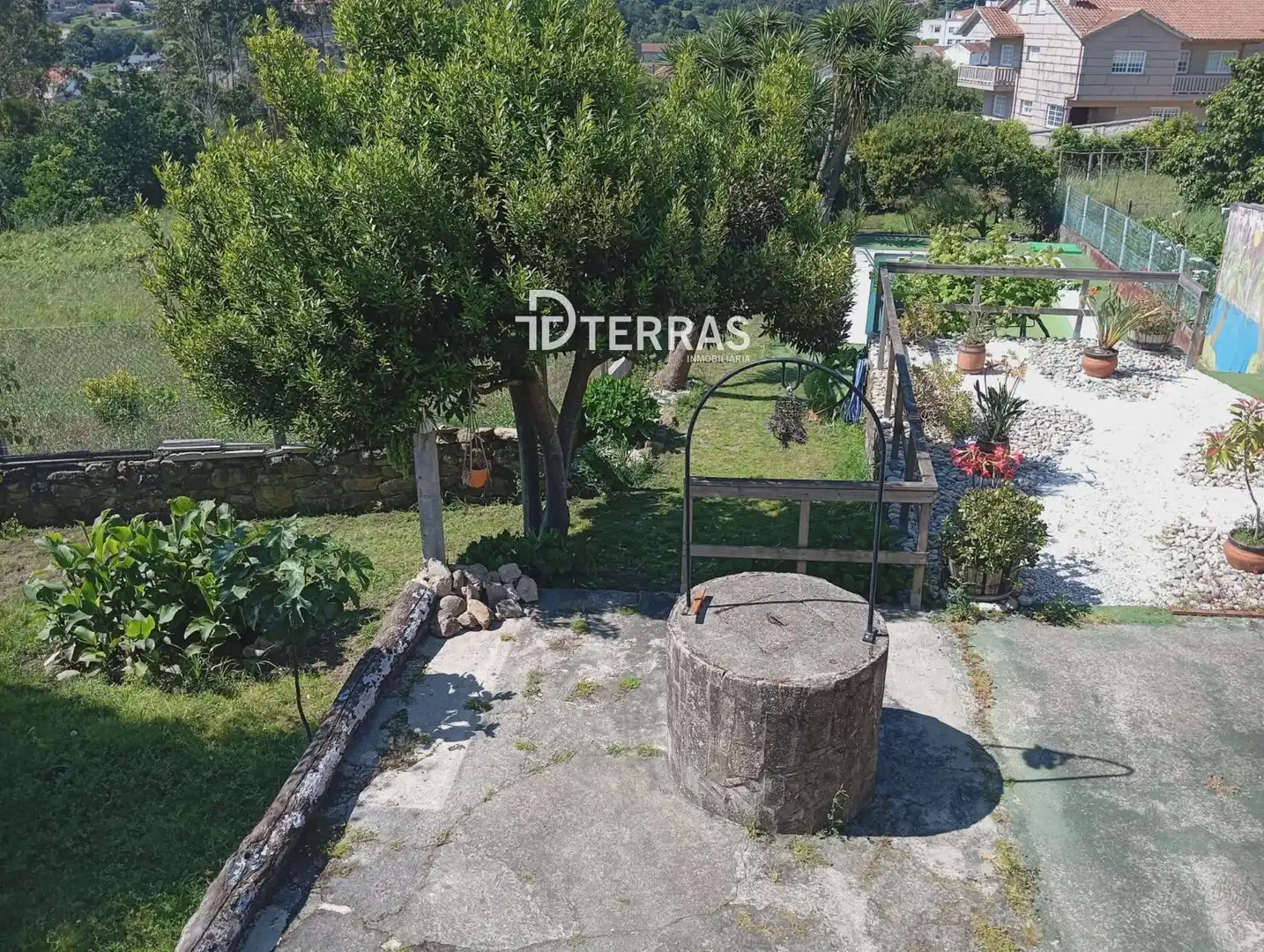 Terrasse von Haus oder Chalet zum Verkauf in Poio mit Heizung, Abstellraum und Schwimmbad