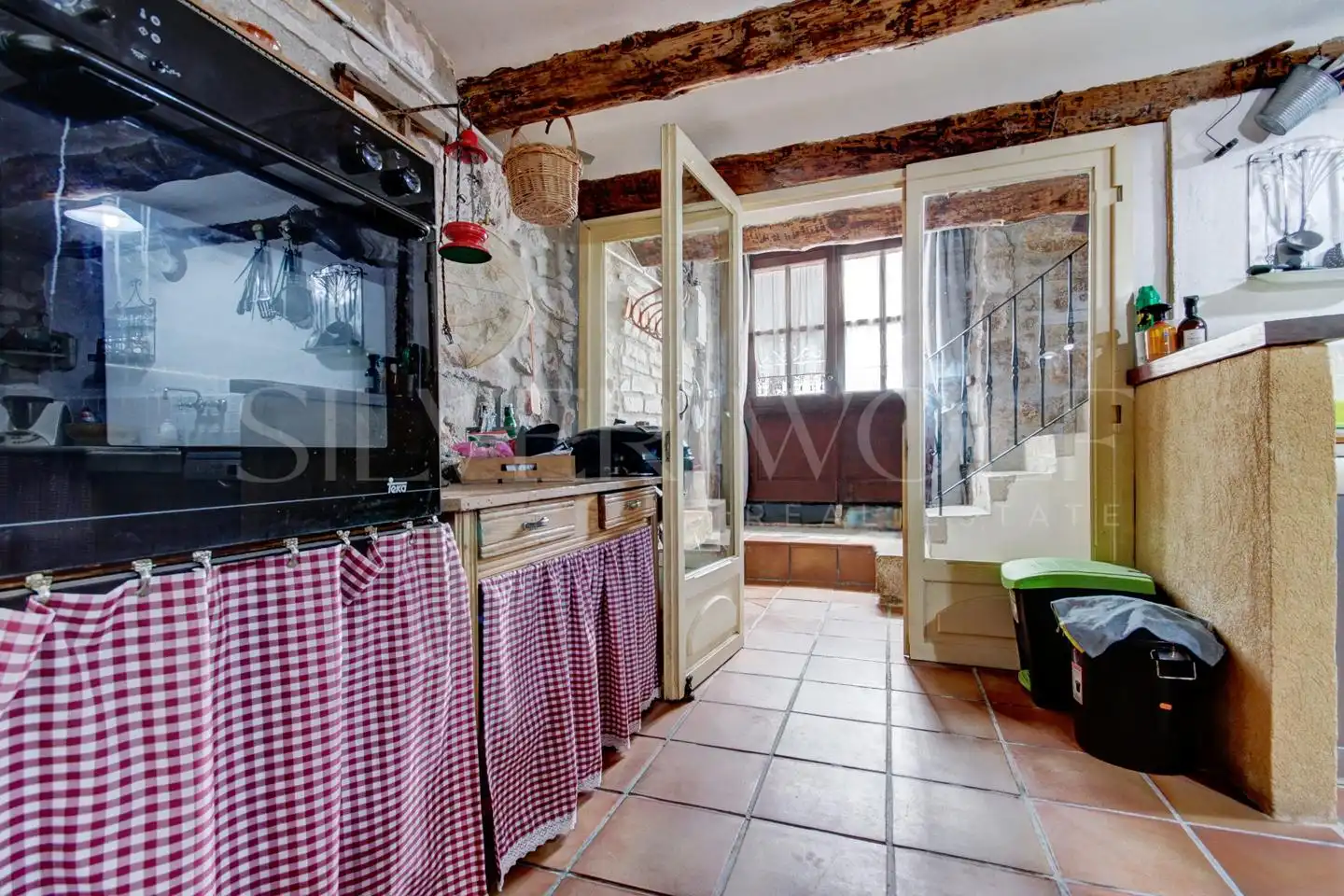 Cocina de Casa adosada en venta en Les Piles con Aire acondicionado y Alarma