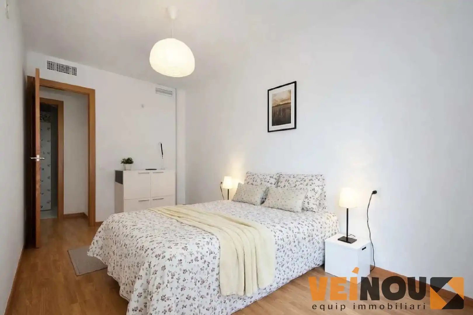 Bedroom of Flat for sale in Badalona  with Air Conditioner, Heating and Terrace